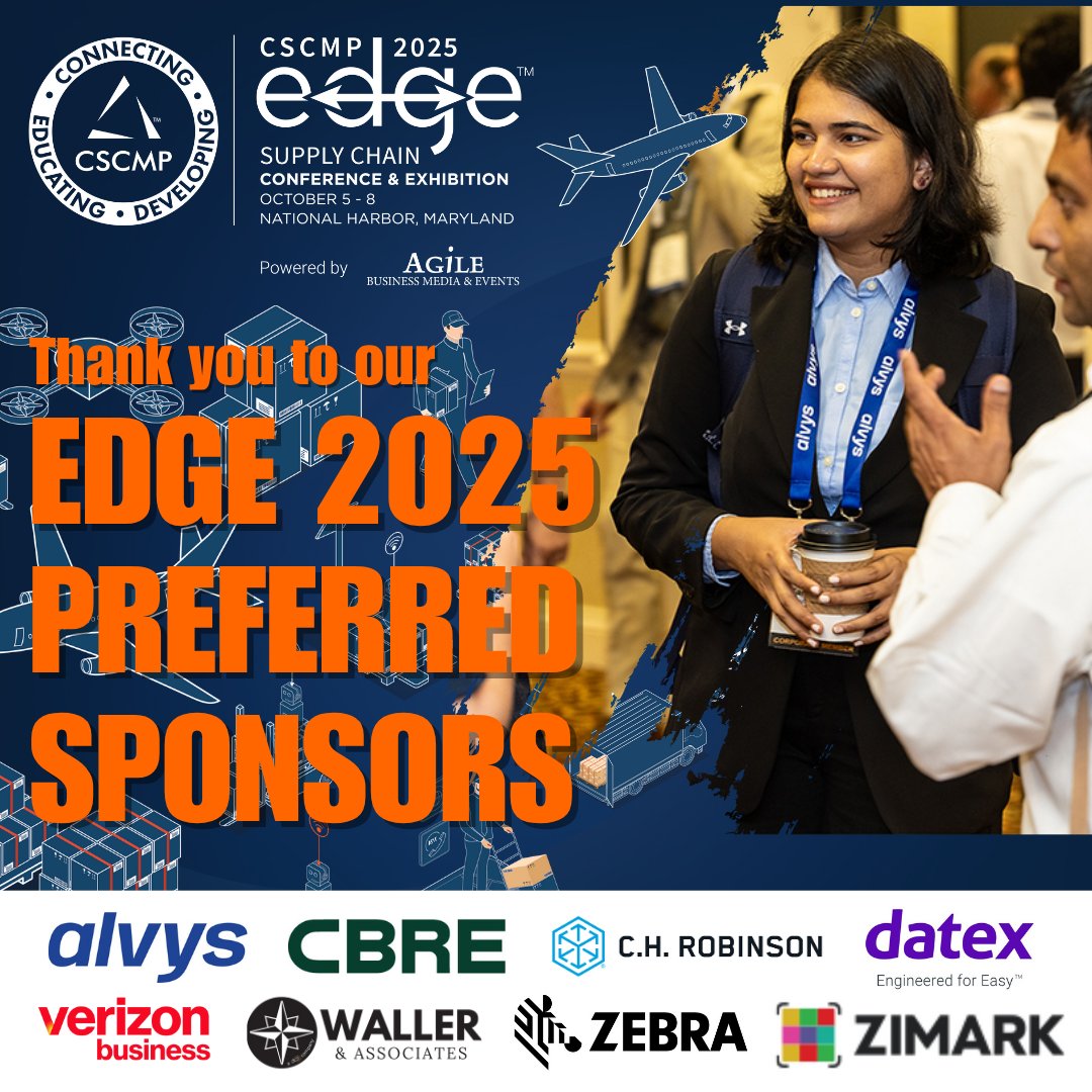 CSCMPEDGE's tweet image. 💼 Shoutout to our Preferred Sponsors for their valued support of EDGE 2025. We couldn’t do it without you!
🎉 Take $400 off registration with code ACTFAST400 - ends TODAY!
ow.ly/HXRL50Wwqaa