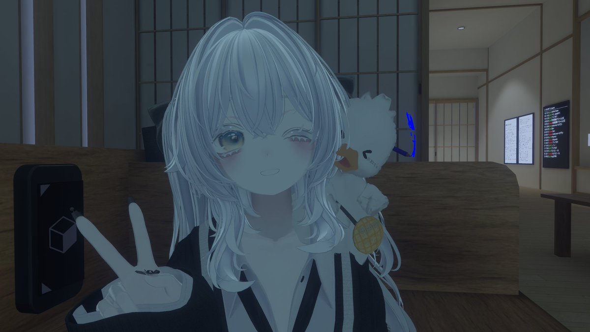 いつものあひるがVRになってた、かわいい