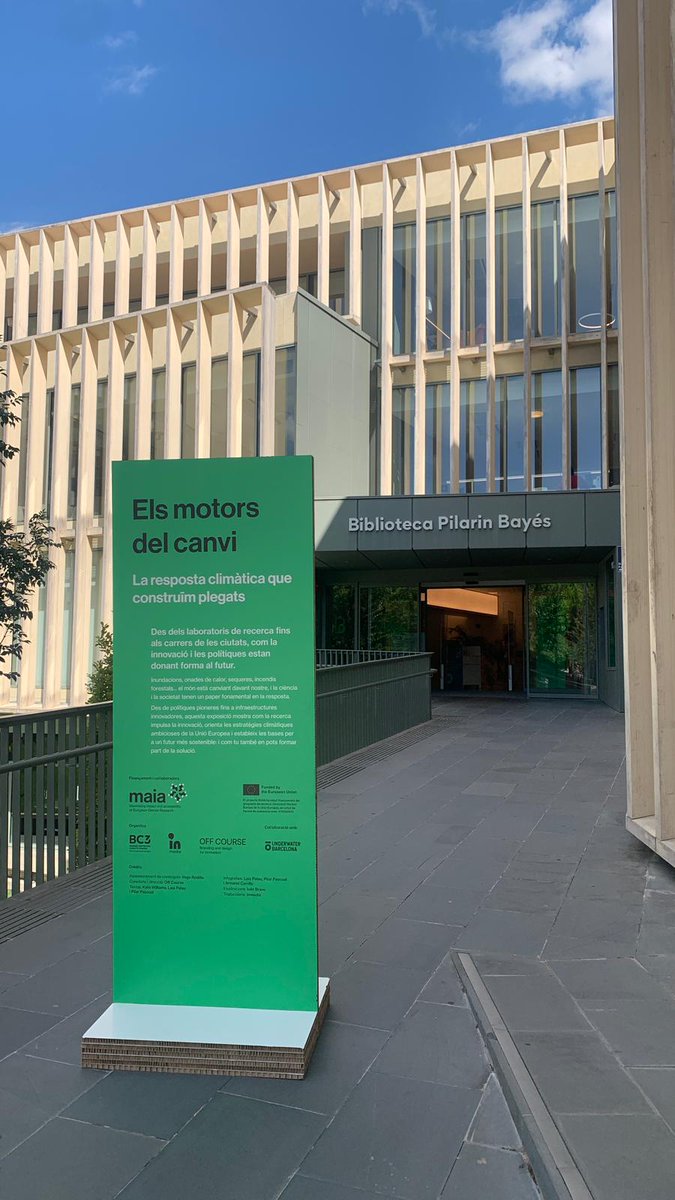 Biblioteca Pilarin Bayés de Vic (@bibliotecavicpb) on Twitter photo 🌱 De l’1 al 14 d’agost, la biblioteca acull una exposició del #ProjecteMAIA centrada en la sostenibilitat, el canvi climàtic i el paper que poden jugar les comunitats en la transició ecològica.
+ info ➡️ maia-project.eu
<a href="/vic_cultura/">Vic Cultura</a> <a href="/aj_vic/">Ajuntament de Vic</a> <a href="/bibliotequesXBM/">BibliotequesXBM</a> 🌱 De l’1 al 14 d’agost, la biblioteca acull una exposició del #ProjecteMAIA centrada en la sostenibilitat, el canvi climàtic i el paper que poden jugar les comunitats en la transició ecològica.
+ info ➡️ maia-project.eu
<a href="/vic_cultura/">Vic Cultura</a> <a href="/aj_vic/">Ajuntament de Vic</a> <a href="/bibliotequesXBM/">BibliotequesXBM</a>