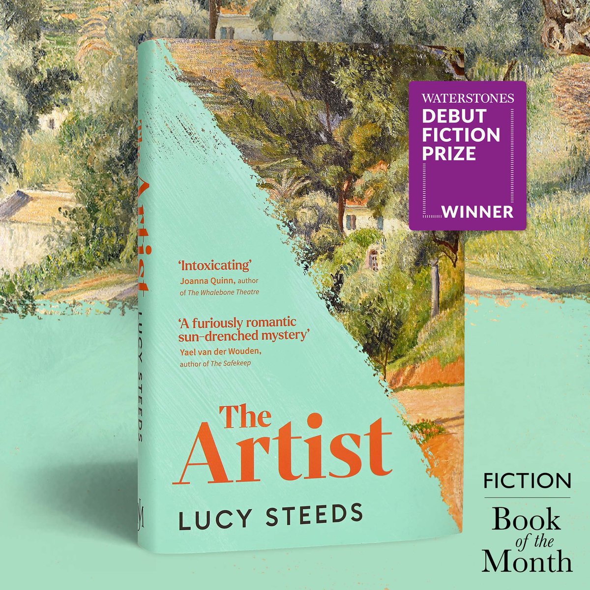 Following a young journalist set on penning a piece about a reclusive painter, our Fiction Book of the Month is THE ARTIST, Lucy Steeds' intoxicating tale of creativity, possession and freedom. Winner of the 2025 Waterstones Debut Fiction Prize: waterstones.com/book/the-artis… #WBOTM
