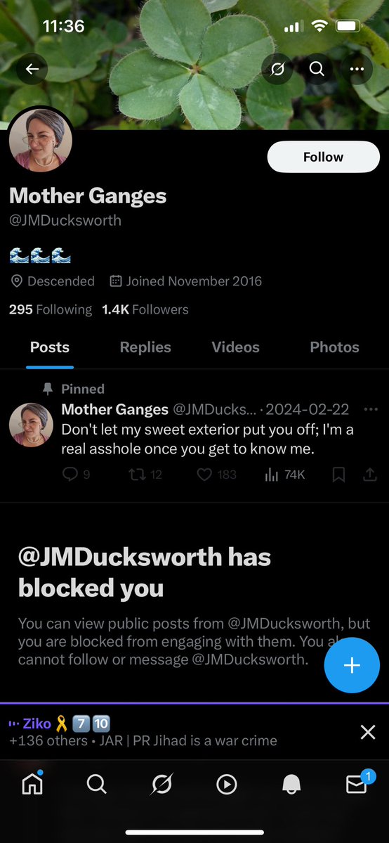 I am on a roll today. This called me an LLM and then blocked me. That way they can tell themselves there aren’t real people who are laughing at how horrible they are. She tried so hard to hurt my feelings then had to block me.