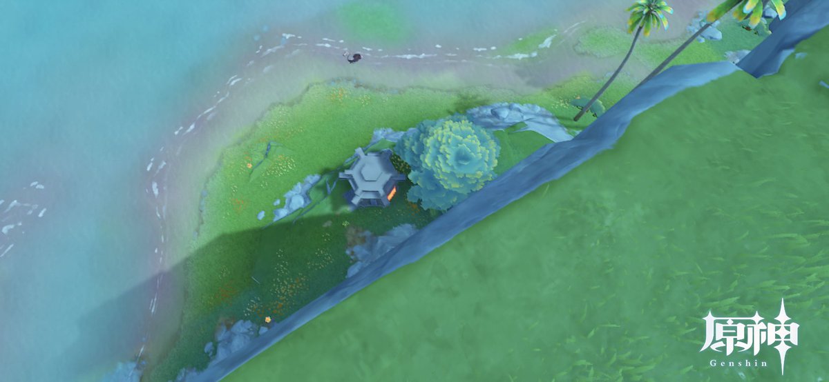 テノチズトクにある2つの地霊壇の位置。 Aは高原の中に普通にあるので