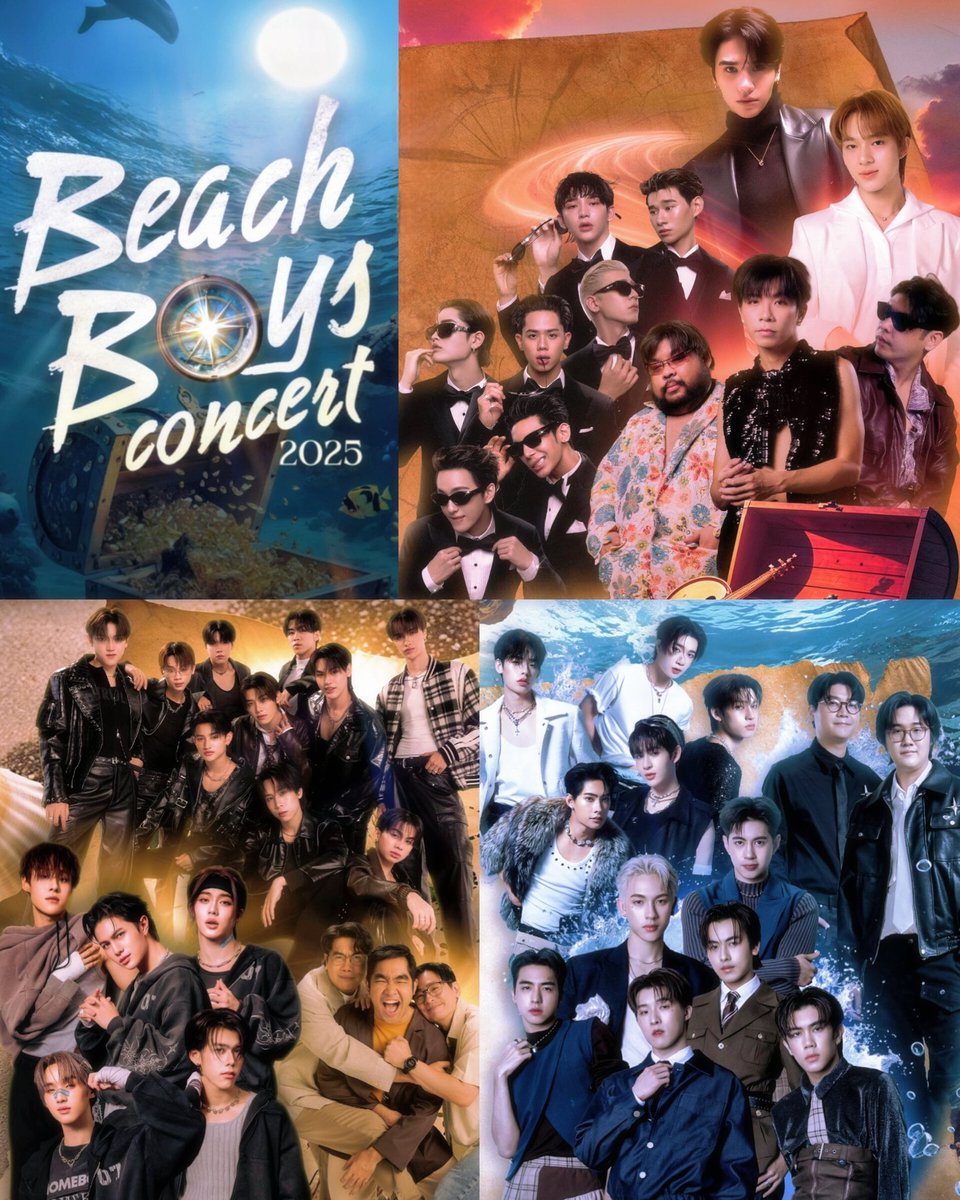 #BeachBoys2025 

Jeff Satur
NUNEW
POLYCAT
fellow fellow
NO ONE ELSE
ATLAS
PROXIE
LYKN 
DICE.SONRAY 
DEXX

10 ศิลปินนี้ มาในราคา 1,050 บาท 😲😲😲

22 Nov 2025 
ที่ SEA SAND SUN HUAHIN RESORT

🎟️ ขายบัตร 1 ส.ค. ที่ all ticket, 7-11 ทุกสาขา ตื่นเต้นๆๆๆ 
บีชบอย 
#Atimeshowbiz