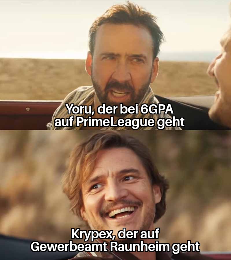Wir hatten zwar unsere Differenzen, aber Vorlagen für 1 meme lass ich mir nicht nehmen