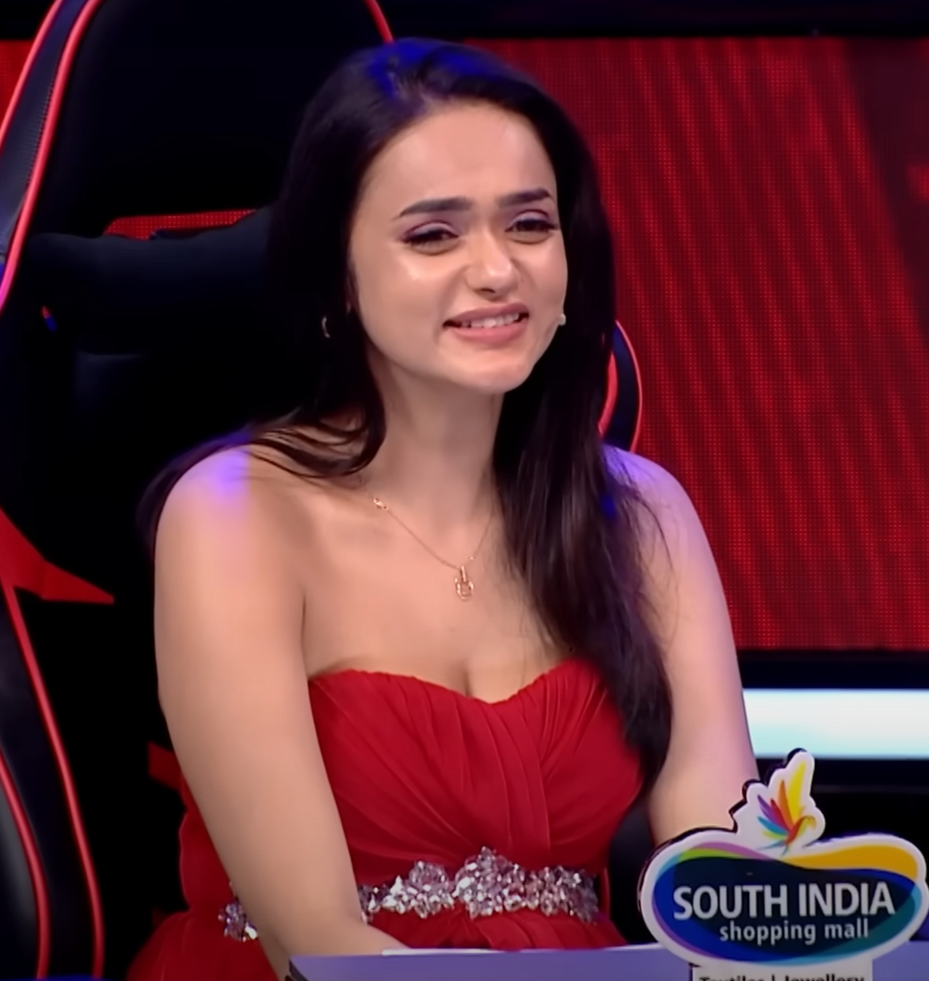 Sri Satya cleavage show