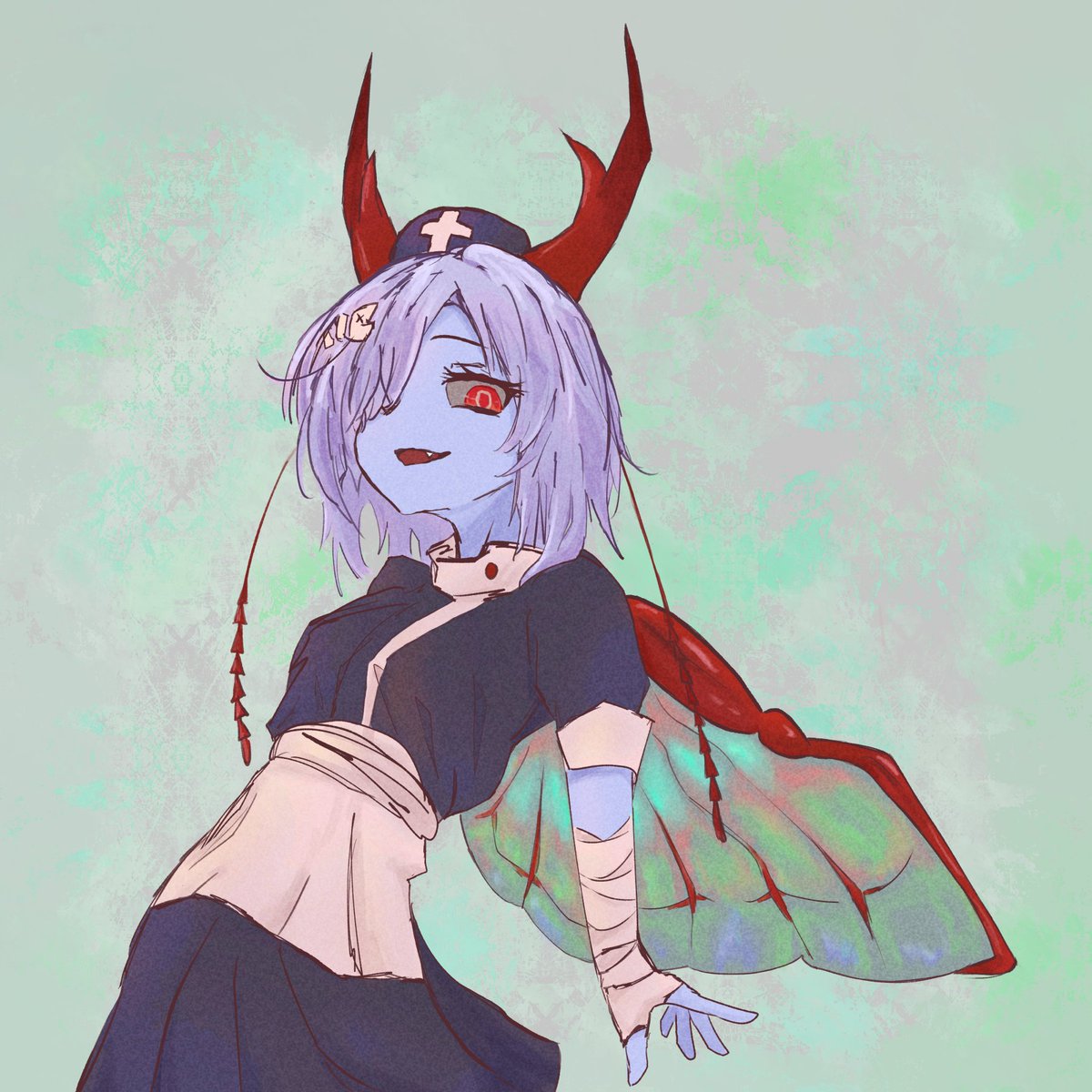 Artfight attack for <a href="/denpa_maid/">𓆣 MAKYUU 𓆣</a> I'm really proud with how this one turned out