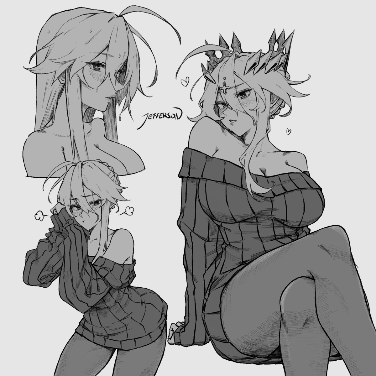 night Lartoria doodles while listening to Radiohead and Cigarettes After Sex music. A very therapeutic night.
#FGO