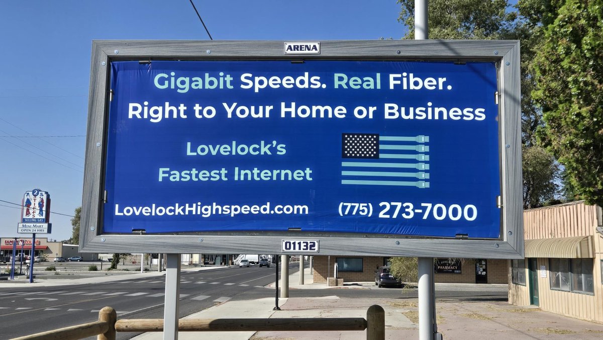 Business Spotlight: Lovelock Highspeed offers the fastest internet in Lovelock, via their recently installed fiberoptic network. Give them a call and say goodbye to long loading times. LovelockHighspeed.com arenaoa.com/gallery