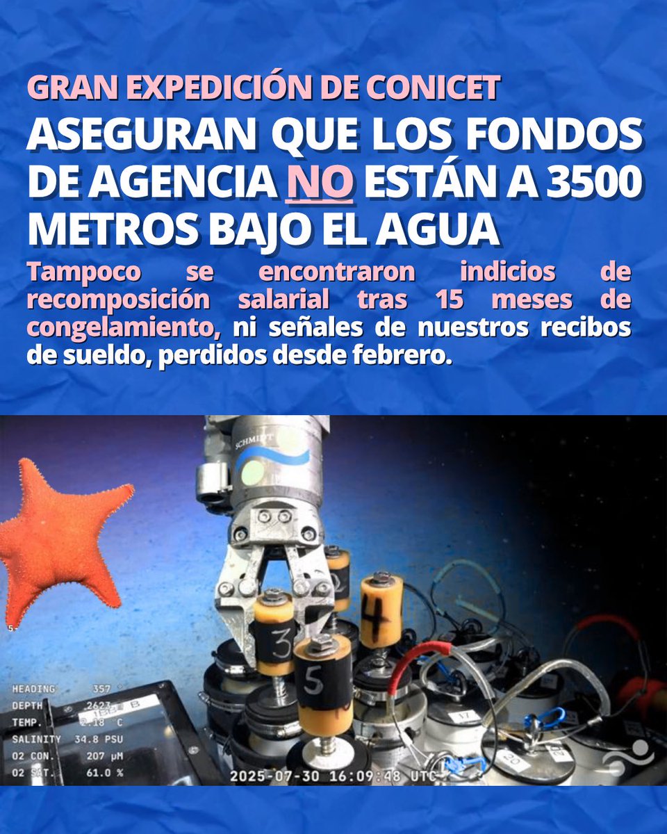 🔎YA NO SABEMOS DÓNDE MÁS BUSCAR LOS FONDOS
👉En base a las rtas del Jefe de Gabinete en el Congreso, se recibió 46M de dólares para Agencia, + 196M ya designados.
💸Seguimos sin conocer el estado de ese dinero, que legalmente sólo es para financiar proyectos científicos y becas.