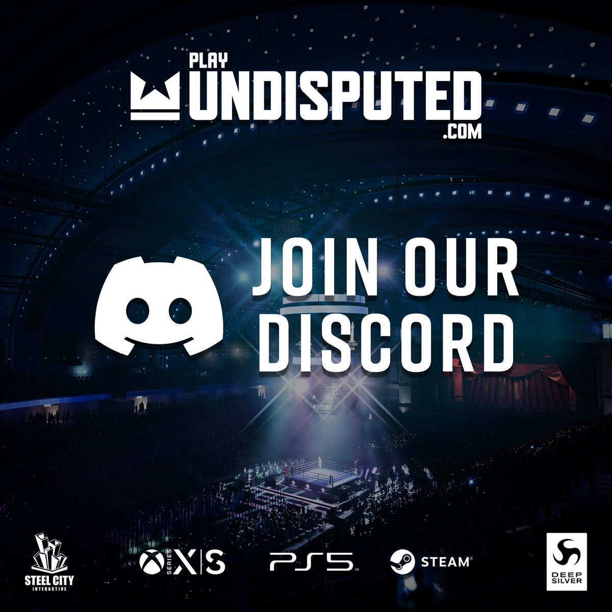 📢 Join our Discord Community!

💬 Speak to the devs
🗞️ Early access to news updates
📈 Provide feedback through dedicated feedback forums 
🎮 Find new fighters to compete against, and PlayUndisputed!  👑

🔗 discord.gg/GfWPrRwb

#BecomeUndisputed 🥊 #Discord #Community