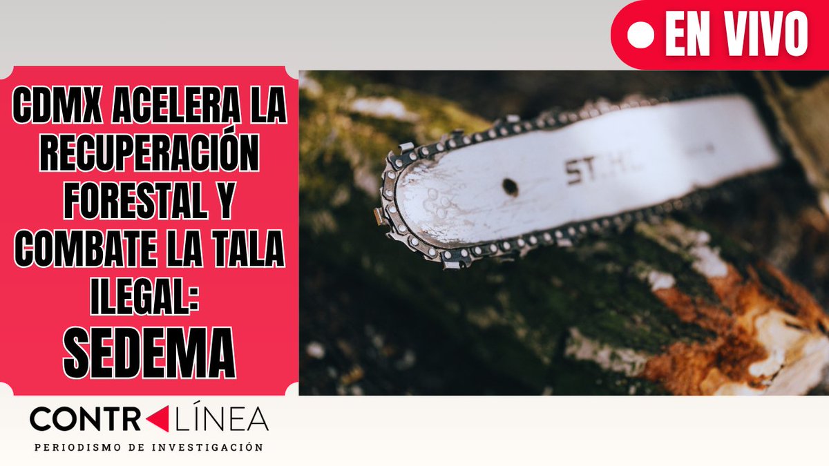 Contralínea (@contralinea) on Twitter photo CONTRALÍNEA EN VIVO | A través de, #Facebook y #YouTube con Aníbal García (<a href="/Anibal_garcia89/">Anibal García Fernández</a>) y Pedro Iniesta (<a href="/pedrocosmonauta/">Pedro el Cosmonauta</a>)
-Nuestro tema principal es: #CDMX acelera la #RecuperaciónForestal y combate la #TalaIlegal: <a href="/SEDEMA_CDMX/">Secretaría del Medio Ambiente</a>
Para ello tendremos la entrevista con Julia CONTRALÍNEA EN VIVO | A través de, #Facebook y #YouTube con Aníbal García (<a href="/Anibal_garcia89/">Anibal García Fernández</a>) y Pedro Iniesta (<a href="/pedrocosmonauta/">Pedro el Cosmonauta</a>)
-Nuestro tema principal es: #CDMX acelera la #RecuperaciónForestal y combate la #TalaIlegal: <a href="/SEDEMA_CDMX/">Secretaría del Medio Ambiente</a>
Para ello tendremos la entrevista con Julia