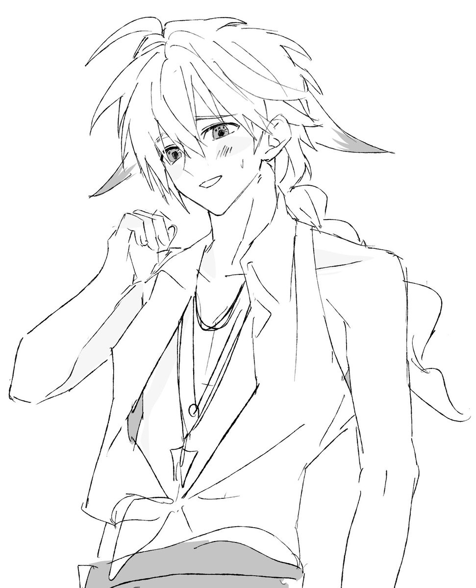 어떤변태가 소년 가슴팍을 까는 의상을 낸거냐