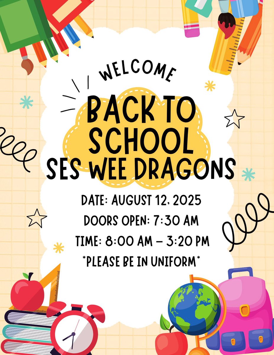 🐝 Bee-lieve it! The countdown is ON! 🐝
We’re just 2 weeks away from the first day of school at Seagoville Elementary on Tuesday, August 12!
Our hive is buzzing with excitement to welcome our students back for a year full of learning, growing, and bee-ing their best selves! 💛🖤