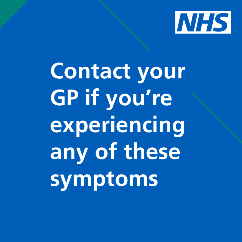 NHSuk's tweet photo. Today is World Lung Cancer Day.

Contact your GP practice if you are experiencing any of these signs and symptoms of lung cancer.

It’s probably nothing serious, but early diagnosis and treatment can save lives.

Find out more at https://t.co/YTftU8oZJO