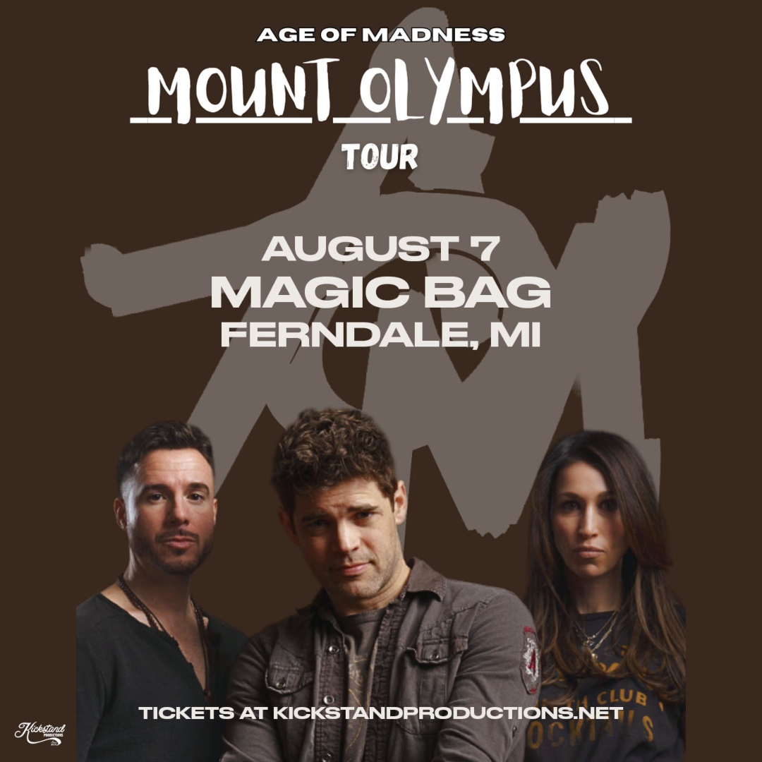 Magic Bag (@themagicbag) on Twitter photo 🖤Next Thursday at the Magic Bag🖤
Kickstand Productions Michigan Presents
Jeremy Jordan and The Age Of Madness
Thu, Aug 7 | Doors 7 pm | All Ages
Ticket Link: tinyurl.com/mwamtae3
#AgeOfMadness #MountOlympusTour
<a href="/KickstandMI/">Kickstand Productions Michigan</a> #TheMagicBag
#JeremyJordan #Mikael #SarahCharness 🖤Next Thursday at the Magic Bag🖤
Kickstand Productions Michigan Presents
Jeremy Jordan and The Age Of Madness
Thu, Aug 7 | Doors 7 pm | All Ages
Ticket Link: tinyurl.com/mwamtae3
#AgeOfMadness #MountOlympusTour
<a href="/KickstandMI/">Kickstand Productions Michigan</a> #TheMagicBag
#JeremyJordan #Mikael #SarahCharness