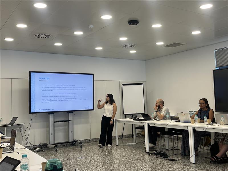 mar2protect's tweet photo. 📢🌊 #DemositePresentations continue at the #MAR2PROTECT #GeneralAssembly!

To wrap up the day we have #Demosite6, Marbella (Spain), led by our partners at @CETAQUA 

🔹 Next steps for the site
🔹 M-AI-R DSS technology update 
🔹 Living lab &amp; societal engagement progress https://t.co/KjNZO0iwGB