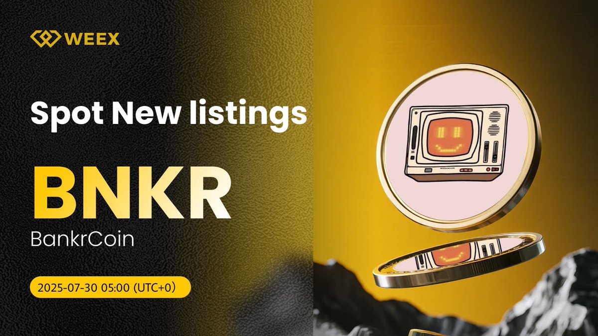 🔥Exciting News🔥
$BNKR is now officially launched on #WEEX 
Don't miss the opportunity to trade this rare gem 

#weextrading #alpaca #helevier #SWCH #viratkohliretirement #moqeel #BBB25  #LoveIsland #FIFACWC #SB19 #BLACKPINK