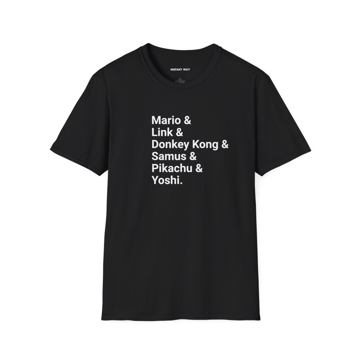 Instant_Riot's tweet photo. 🎮👕 Mario. Link. DK. Samus. Pikachu. Yoshi.

All-time legends that never disappoint. 

🛒 https://t.co/LoXbHNqT15

#Nintendo #GamingTShirt #RetroGaming #Samus #Mario #Zelda #DonkeyKong #GeekStyle #GamerApparel #InstantRiot #NintendoDirect #NintendoSwitch2 #Switch2 https://t.co/DaiaQ2YVEb
