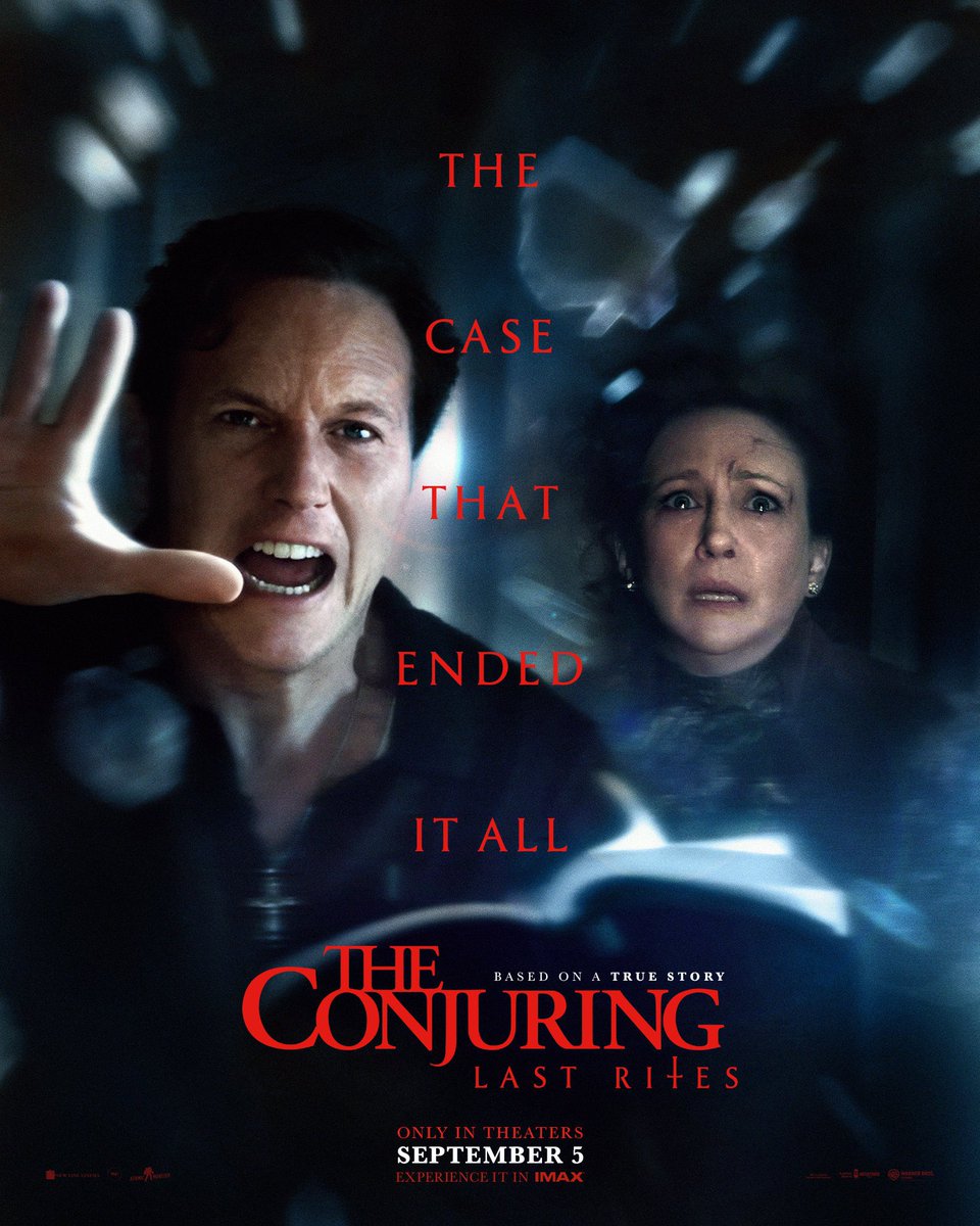 THE CONJURING LAST RITES.
NEW POSTER.
in theaters: September 5th