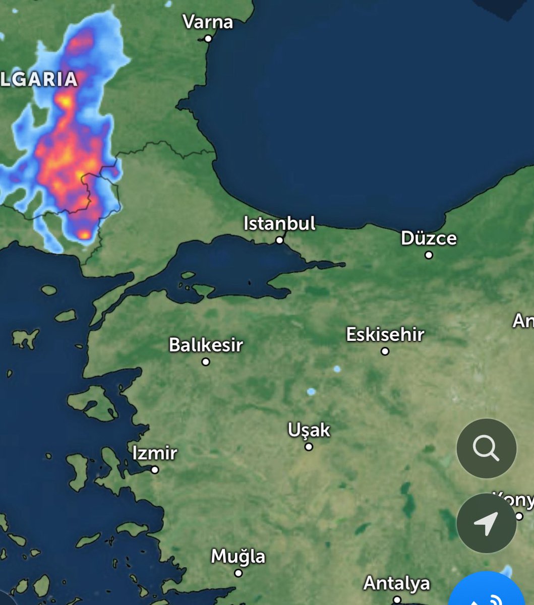 Ali Erbaş nasıl bir dua ettiyse artık, Yunanistan’da ülke çapında yağıyor, Türkiye sınırında duruyor.