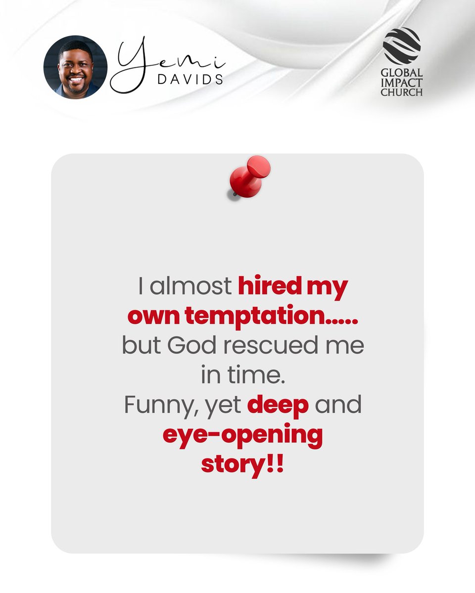 Temptation traced me to my office. 😂😂
A Thread!! 

Some years ago, we were recruiting for a role in our church office. Everything was set, the interviews were done, the assessments were passed, and the final stage was for the candidate to see me before resuming.