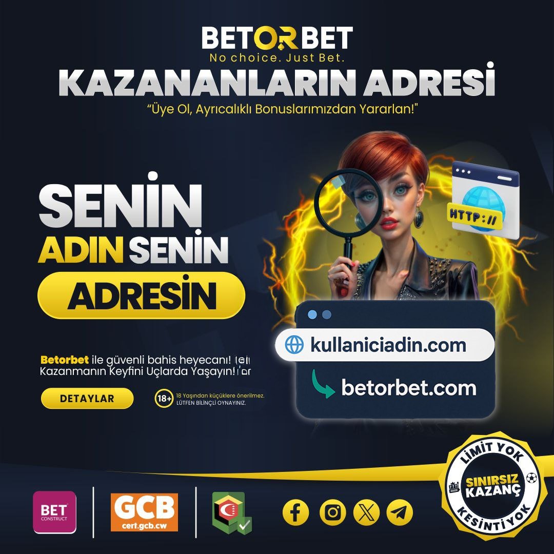 ⚡️DÜNYADA İLK! KİŞİYE ÖZEL GİRİŞ ADRESİ!

💰5.000₺ üzeri yatırım yaparak kendine özel giriş adresi kazan, #Betorbet ile kazananlar dünyasında yerini al! 

🔥 Yatırımını yap ve sana özel giriş adresi kazan!

Güncel Giriş İçin tıkla 👉 tinyurl.com/bobgiris