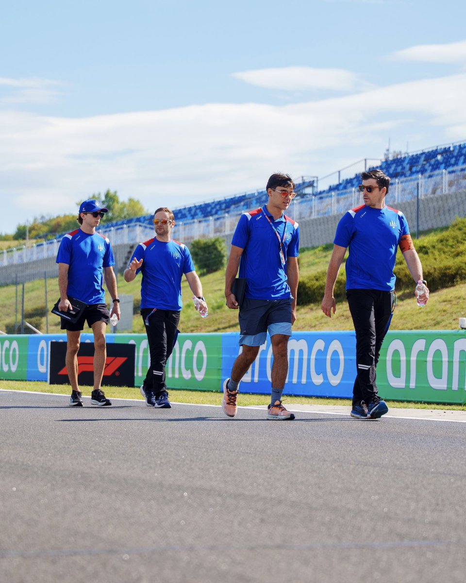 Studying the track: Hungaroring, we’re ready for the penultimate round! 🔥🇭🇺

#Trident #TridentMotorsport #TridentTeam #TrackWalk #Formula2 #F2 #Formula3 #F3 #HungariangGP