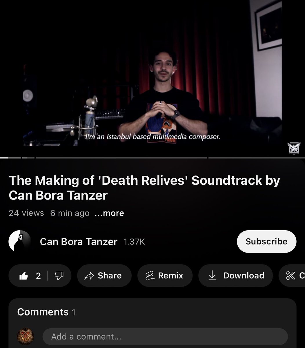 The Making of ‘Death Relives’ Soundtrack by <a href="/canboratanzer/">canbo</a> 

youtu.be/RcZb1y2pb8Q?si…