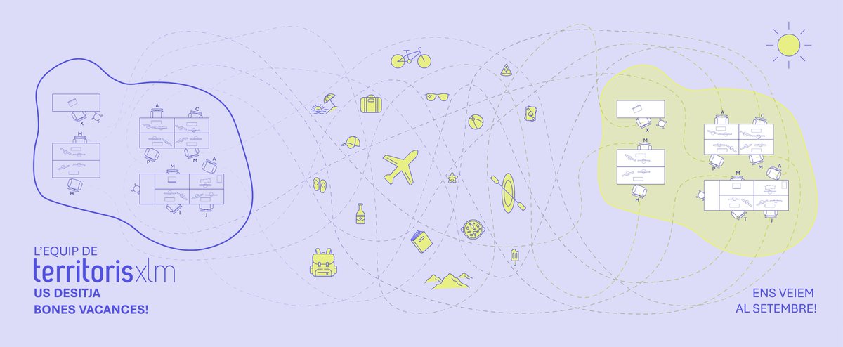 L'equip de TerritorisXLM us desitgem bones vacances!