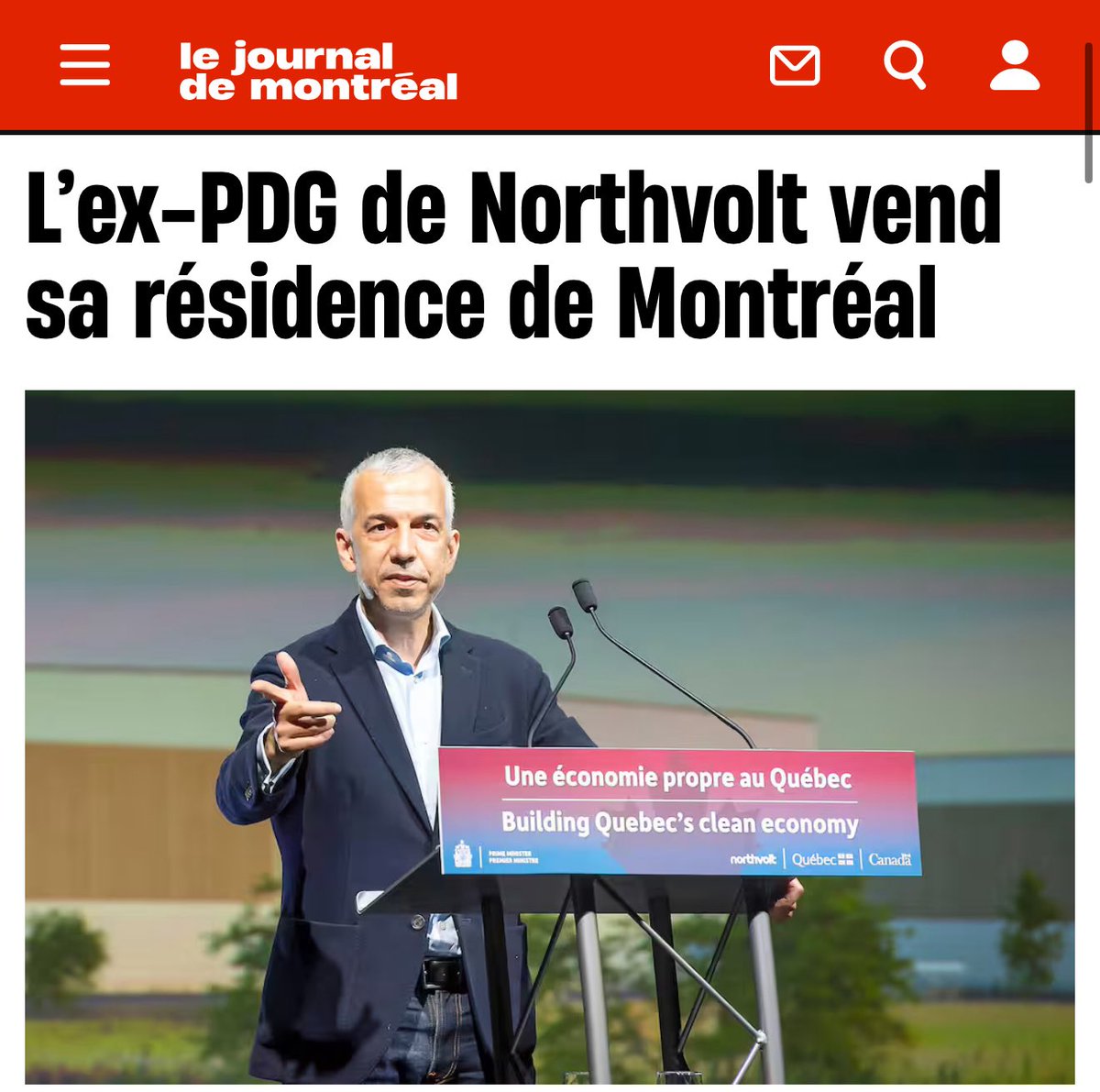 Mais quelle honte 🙃

Pendant que notre eau se contamine, le boss de Northvolt vend sa maison… et se pousse en douce

Des rejets cancérigènes viennent d’être détectés sur le terrain prévu pour accueillir l’usine de Northvolt, juste à côté d’une zone de baignade publique dans la