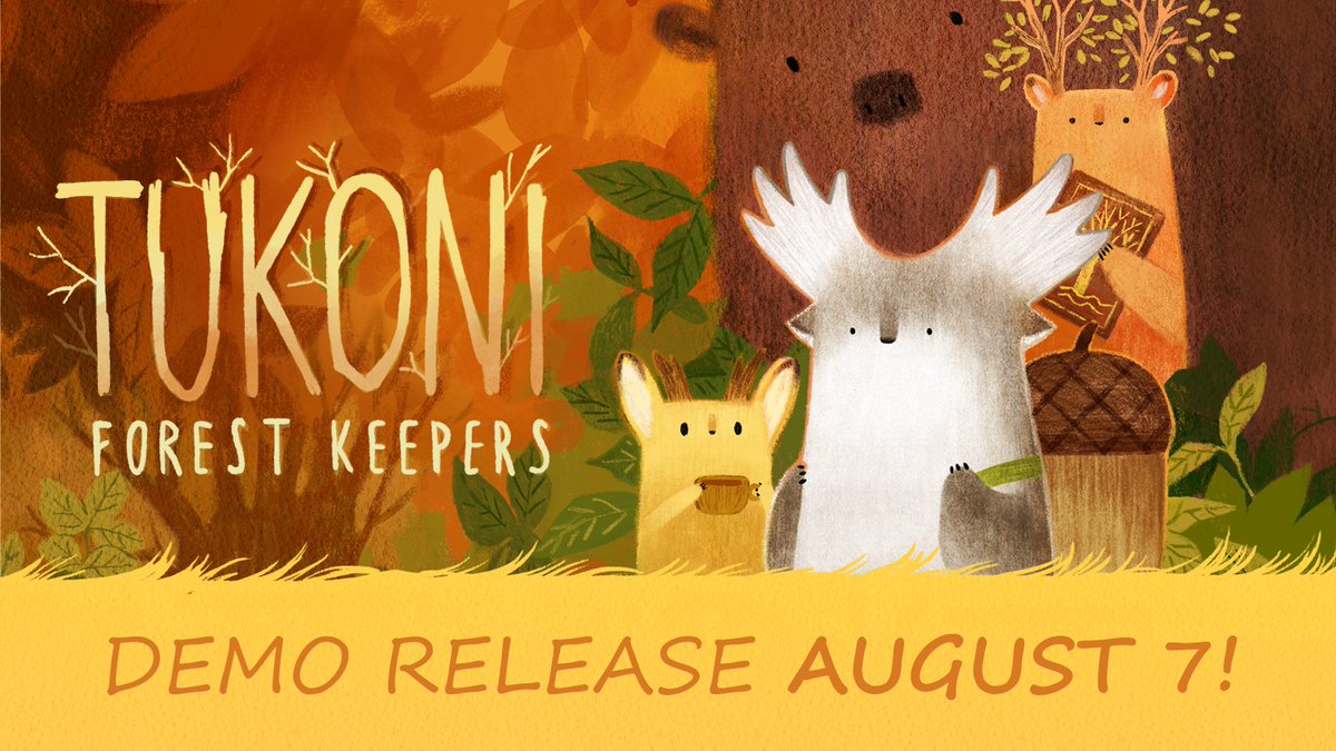 Dream Operator 🧡 Tukoni: Forest Keepers (@dreamoperator) on Twitter photo We just can't wait any longer:
Tukoni: Forest Keepers demo is releasing August 7 on Steam during <a href="/_wholesomegames/">Wholesome Games</a> Wholesome Games Celebration! 🧡 We just can't wait any longer:
Tukoni: Forest Keepers demo is releasing August 7 on Steam during <a href="/_wholesomegames/">Wholesome Games</a> Wholesome Games Celebration! 🧡