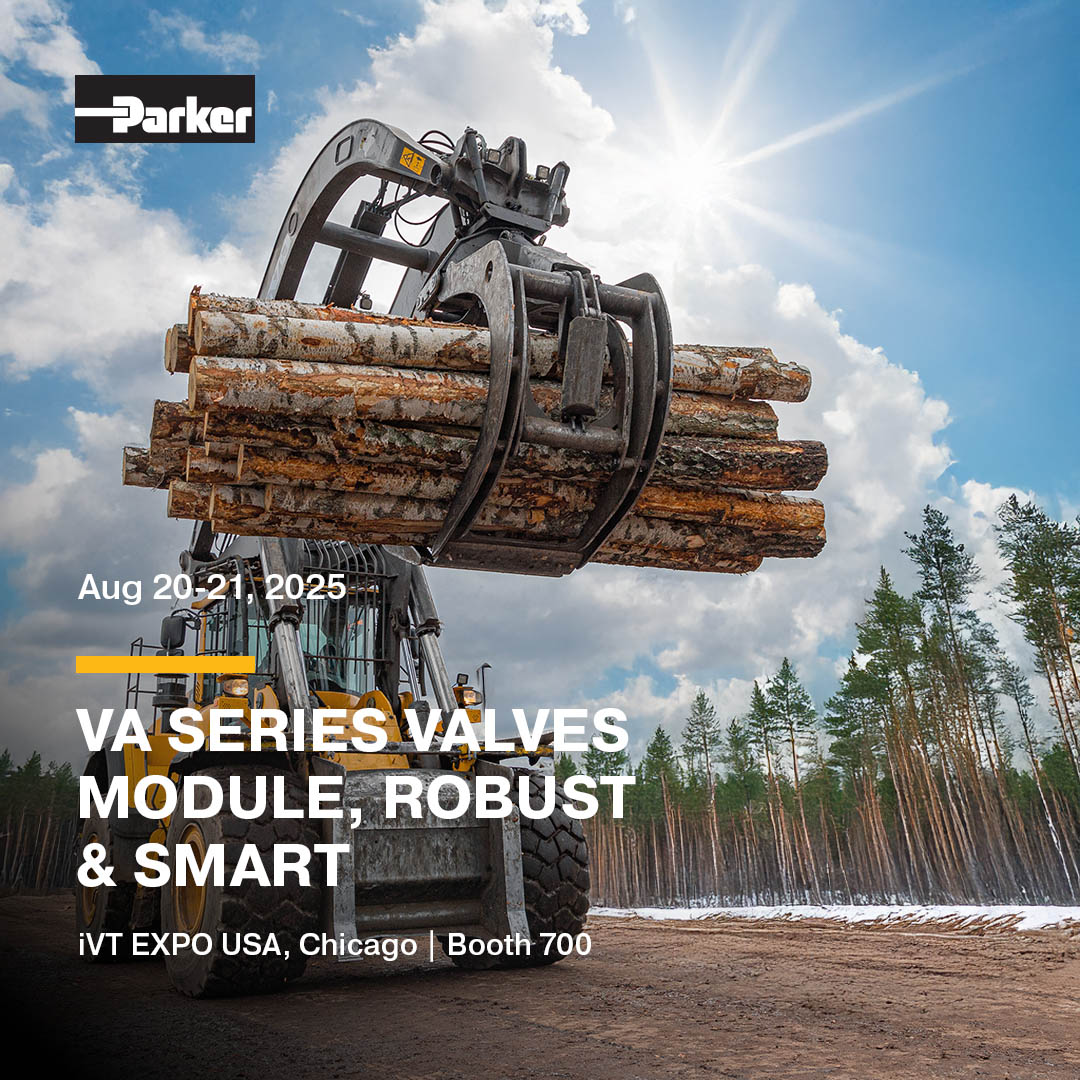 Discover SMART control and modular design with Parker’s VA Series valves at iVT Expo 2025. prker.co/3HDcooh

#iVTExpo #Hydraulics #OffRoadMachinery