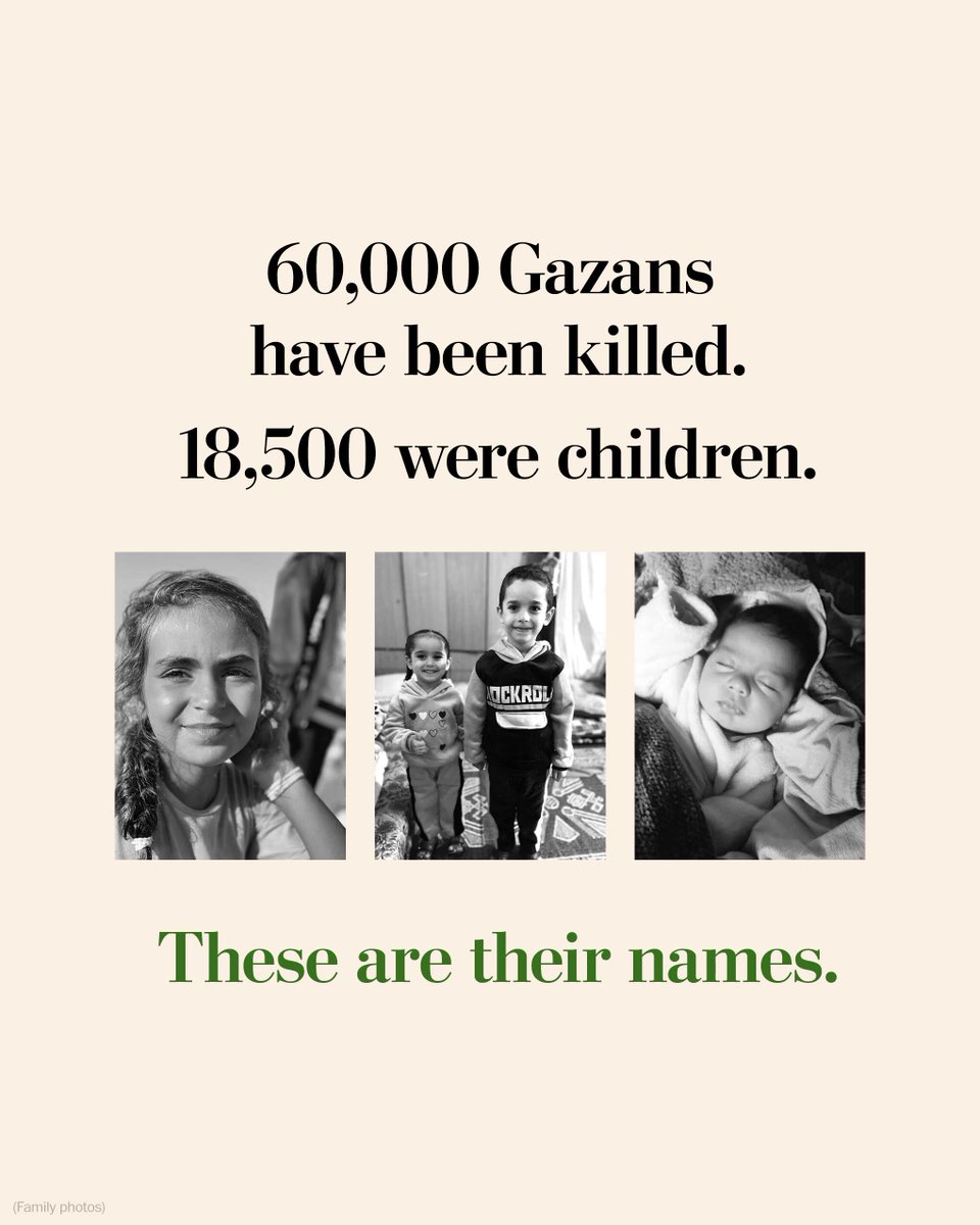 Palestinian children have been killed at a rate of more than one child per hour during Israel's war in Gaza.

“A whole classroom of children killed every day for nearly two years,” UNICEF’s executive director said.

Here are some of their stories: wapo.st/46zv2I4