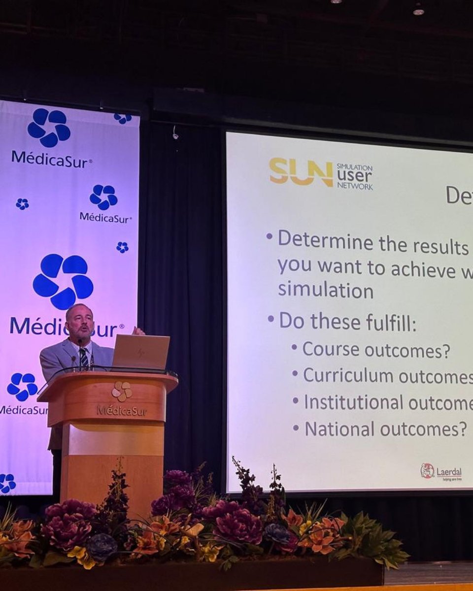 UMGordonCenter's tweet image. The Gordon Center joined simulation leaders at the Laerdal SUN conference in Mexico City, where Dr. Ross Scalese delivered a keynote and our team debuted the new Harvey® Premier. Proud to help shape the future of simulation training.

@LaerdalMexico #SimulationEducation