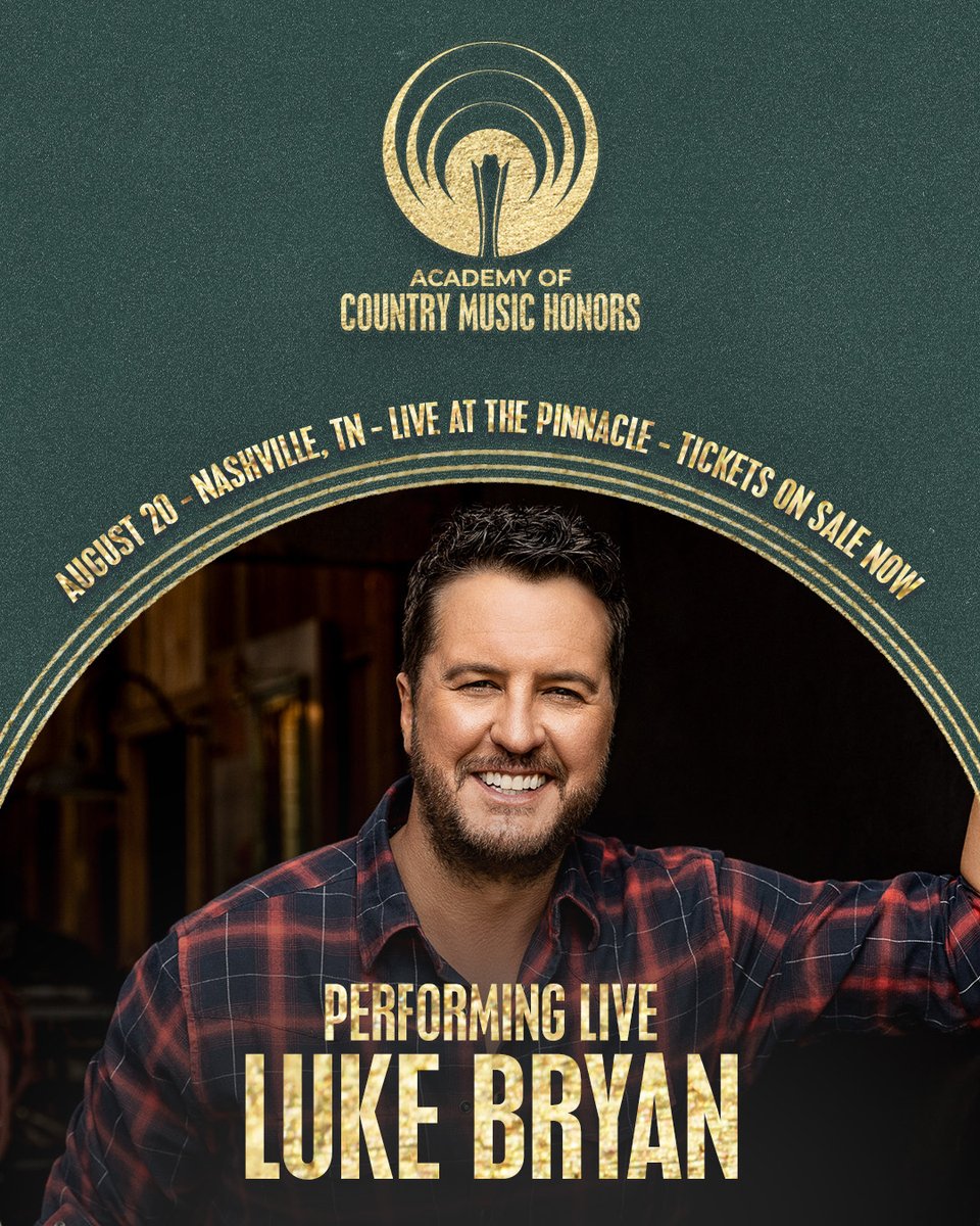LukeBryan__p's tweet photo. Bringing the party to #ACMhonors on August 20th live at @ThePinnacleNash. See yall there! https://t.co/RvzEYt5jIf