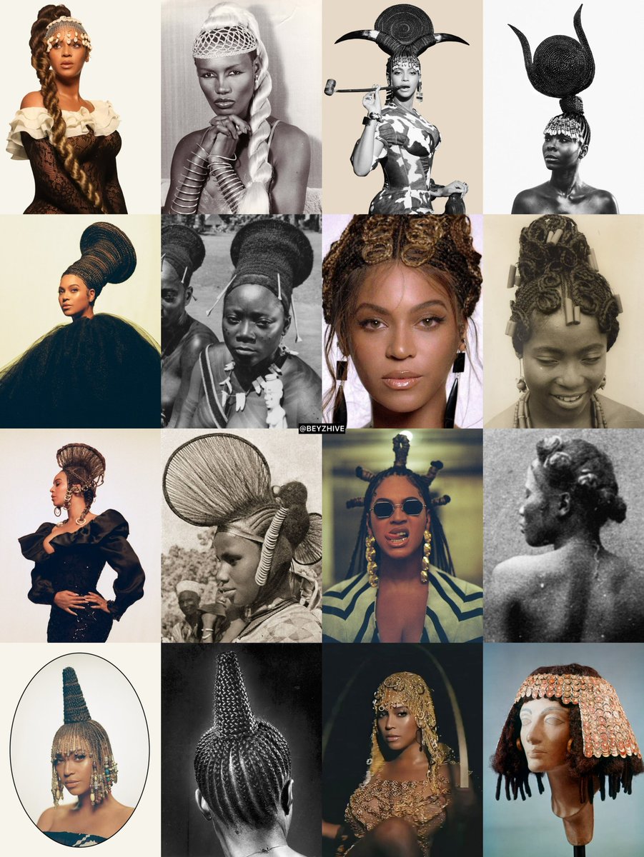 hair inspirations in ‘black is king,’ a film by beyoncé (2020)