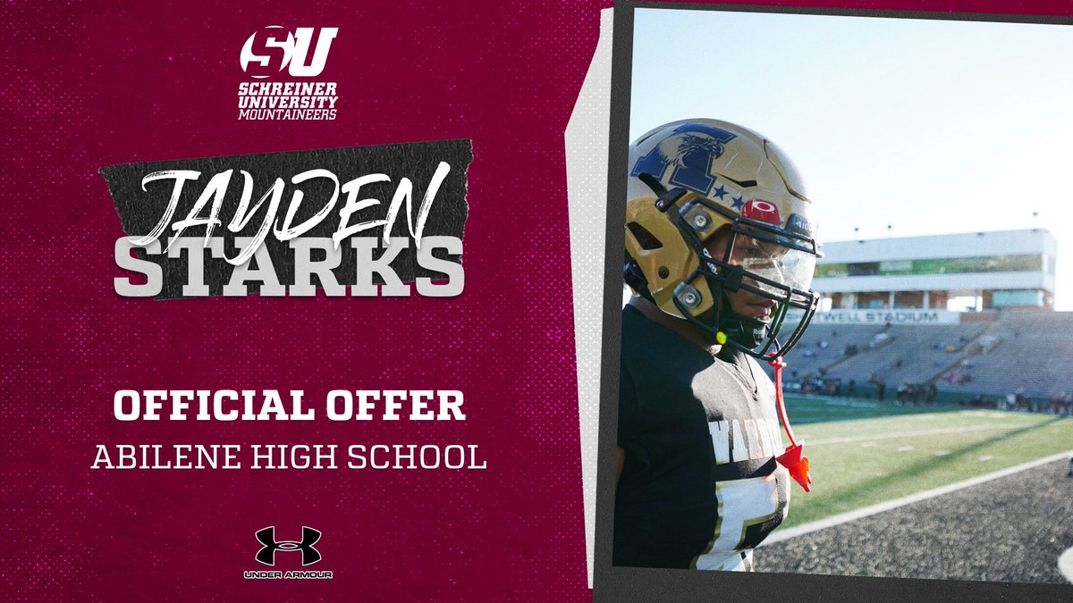 Jayden Starks (@jaydenstarks1) on Twitter photo Blessed to receive my 5th offer to play at the next level <a href="/SchreinerFB/">Schreiner Football</a> ! <a href="/coach_hallmark/">Shane Hallmark</a> <a href="/coachkeithallen/">Keith Allen</a> Blessed to receive my 5th offer to play at the next level <a href="/SchreinerFB/">Schreiner Football</a> ! <a href="/coach_hallmark/">Shane Hallmark</a> <a href="/coachkeithallen/">Keith Allen</a>