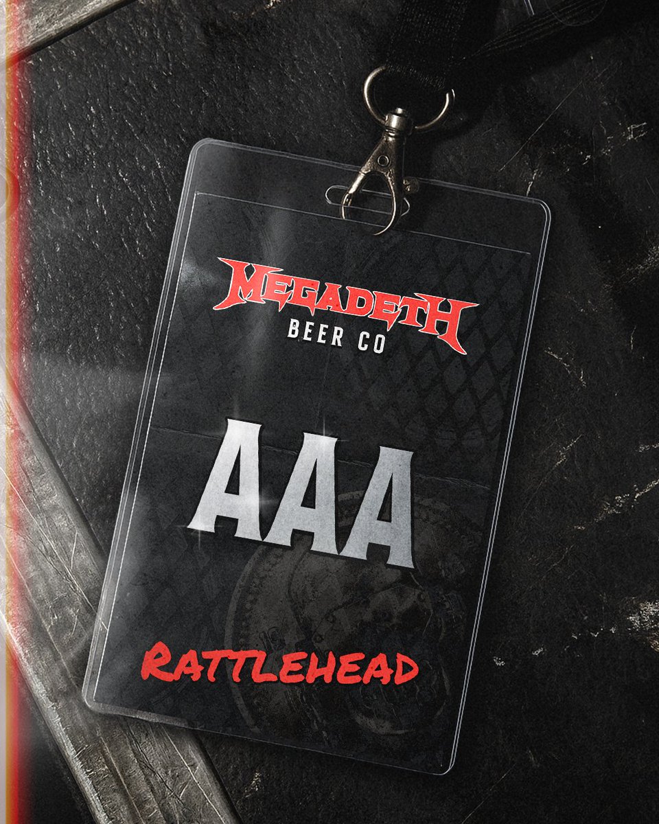 All Access granted.
Get in, get loud.
#MegadethBeer