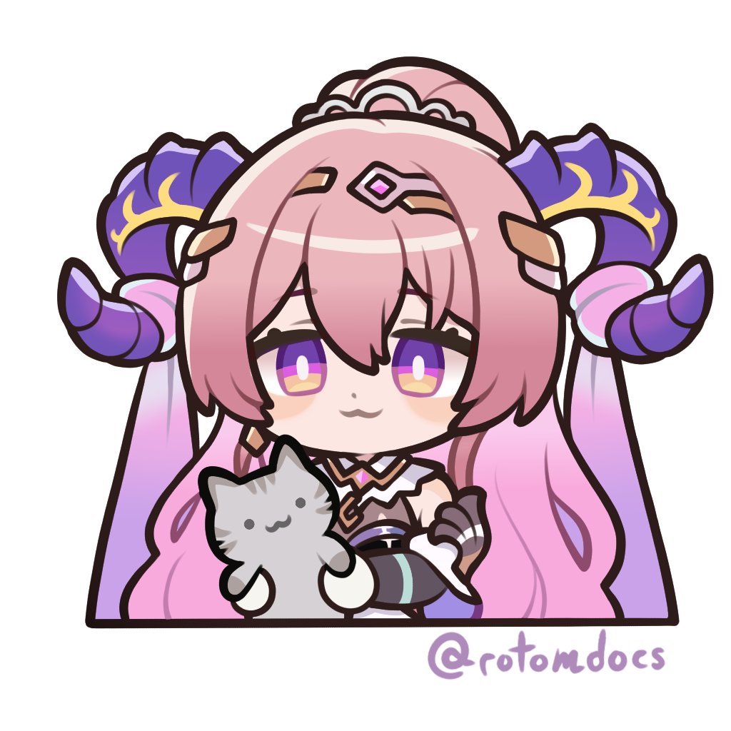 a small nerthuz holding a kitty ( ´∀`)