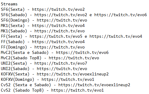 DASH|dede (@dede_495) on Twitter photo Chegamos ao fim de semana da #Evo2025
Temos 16 BRs + 2 Chilenos da <a href="/2GAMEFGC/">2GAME FGC</a>
<a href="/Keoma89/">Keoma M. Pacheco</a> <a href="/BrayanJob1/">2G Brayan_Job</a> <a href="/NotPedro3/">E1 | NotPedro</a> <a href="/PITERERNANDIS/">Piter Ernandis</a> <a href="/AdrianoZeca/">🅐🅓🅡🅘🅐🅝🅞 🅩🅔🅒🅐</a> <a href="/ggsknox/">Knox (ZateSP da firma ZateFGC)</a> <a href="/KillerXinok/">DK | KillerXinok</a> <a href="/KonquerorBR/">KZ | Konqueror249</a> <a href="/Z33us_/">FSN | Zeeus</a> <a href="/Lavender_rain_0/">DK | LavenderRain</a> <a href="/danilogomesp_/">LGD | DaniloGomesP</a> <a href="/JaeHWFGC/">Jae_HW #EVO Las Vegas 2025</a> <a href="/vkuwabara/">Vitor Kuwabara</a> <a href="/gut0w/">Guto 🔜EVO</a> <a href="/bruno_rubio/">Bruno the Rubio</a> <a href="/TheRoxDox/">RoxDox #EVO2025</a>
🇧🇷🚀🇧🇷🚀🇧🇷 Chegamos ao fim de semana da #Evo2025
Temos 16 BRs + 2 Chilenos da <a href="/2GAMEFGC/">2GAME FGC</a>
<a href="/Keoma89/">Keoma M. Pacheco</a> <a href="/BrayanJob1/">2G Brayan_Job</a> <a href="/NotPedro3/">E1 | NotPedro</a> <a href="/PITERERNANDIS/">Piter Ernandis</a> <a href="/AdrianoZeca/">🅐🅓🅡🅘🅐🅝🅞 🅩🅔🅒🅐</a> <a href="/ggsknox/">Knox (ZateSP da firma ZateFGC)</a> <a href="/KillerXinok/">DK | KillerXinok</a> <a href="/KonquerorBR/">KZ | Konqueror249</a> <a href="/Z33us_/">FSN | Zeeus</a> <a href="/Lavender_rain_0/">DK | LavenderRain</a> <a href="/danilogomesp_/">LGD | DaniloGomesP</a> <a href="/JaeHWFGC/">Jae_HW #EVO Las Vegas 2025</a> <a href="/vkuwabara/">Vitor Kuwabara</a> <a href="/gut0w/">Guto 🔜EVO</a> <a href="/bruno_rubio/">Bruno the Rubio</a> <a href="/TheRoxDox/">RoxDox #EVO2025</a>
🇧🇷🚀🇧🇷🚀🇧🇷