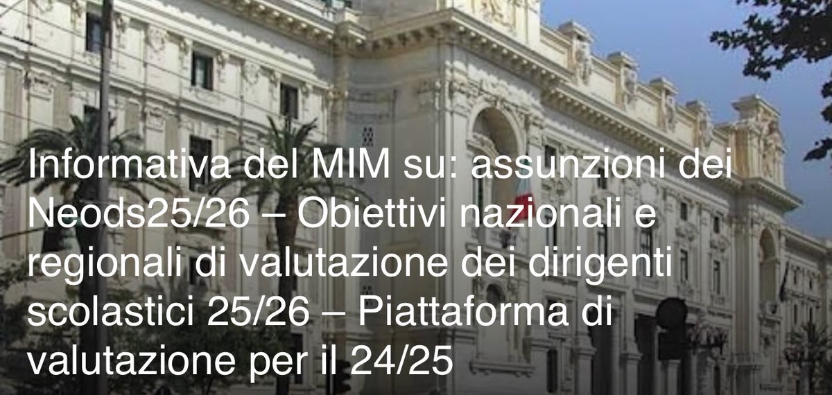 𝗜𝗻𝗳𝗼𝗿𝗺𝗮𝘁𝗶𝘃𝗮 𝗱𝗲𝗹 𝗠𝗜𝗠 anp.it/2025/07/31/inf…