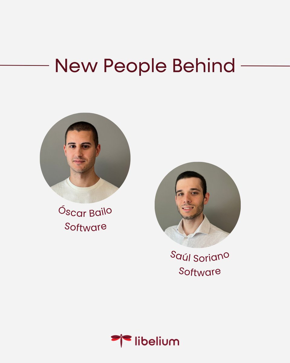 🚀 Today we welcome Óscar and Saúl to the #LibeliumTeam!

Both join the Software team full of talent, curiosity and passion. At #Libelium, people make the difference.

Welcome aboard! 🙌