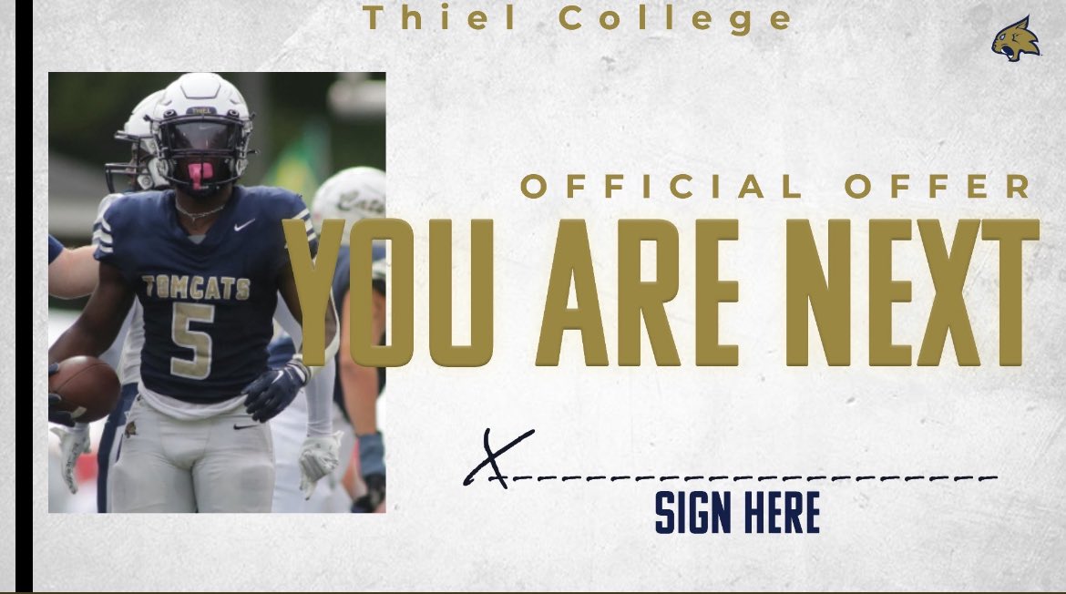 Spencer Balland (@ballandspencer) on Twitter photo I’m excited to announce my first official D3 offer from Thiel College. Thank you <a href="/CoachPolis/">Greg Polis</a> for this opportunity for me to play at the next level. <a href="/OPQuakersFB/">Orchard Park Quakers Football</a> <a href="/michael_cieslik/">Michael Cieslik</a> #AGTG I’m excited to announce my first official D3 offer from Thiel College. Thank you <a href="/CoachPolis/">Greg Polis</a> for this opportunity for me to play at the next level. <a href="/OPQuakersFB/">Orchard Park Quakers Football</a> <a href="/michael_cieslik/">Michael Cieslik</a> #AGTG