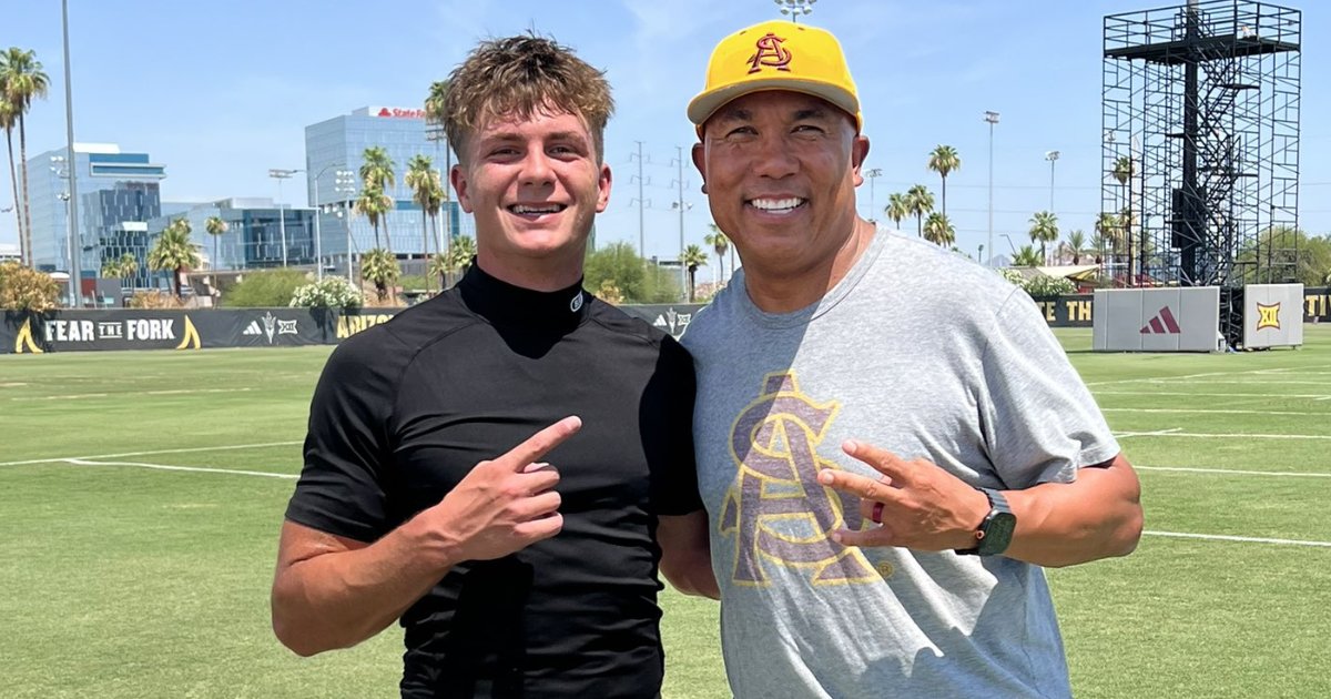 2027 WR Dallas Crescenzo, South Florida native now in Texas, planning several in-season visits. Arizona State and Florida State are two programs to watch here:

on3.com/rivals/news/fl…