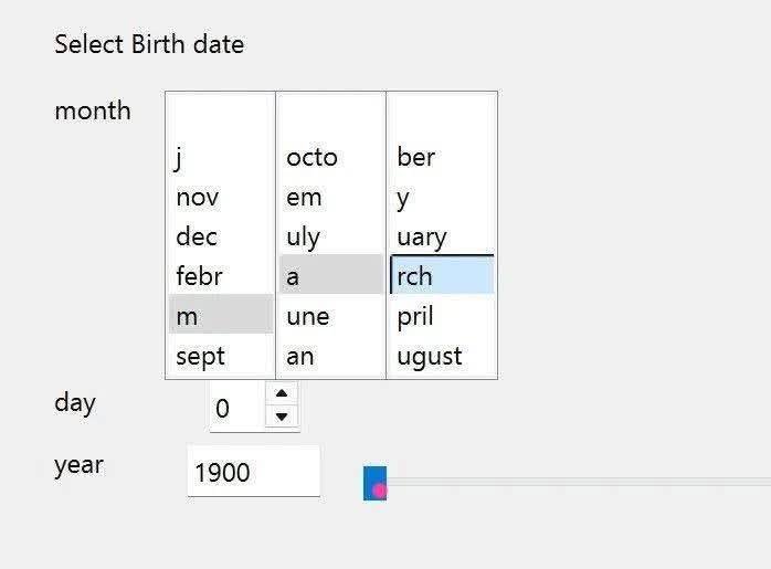 New developments in date selection UI technology