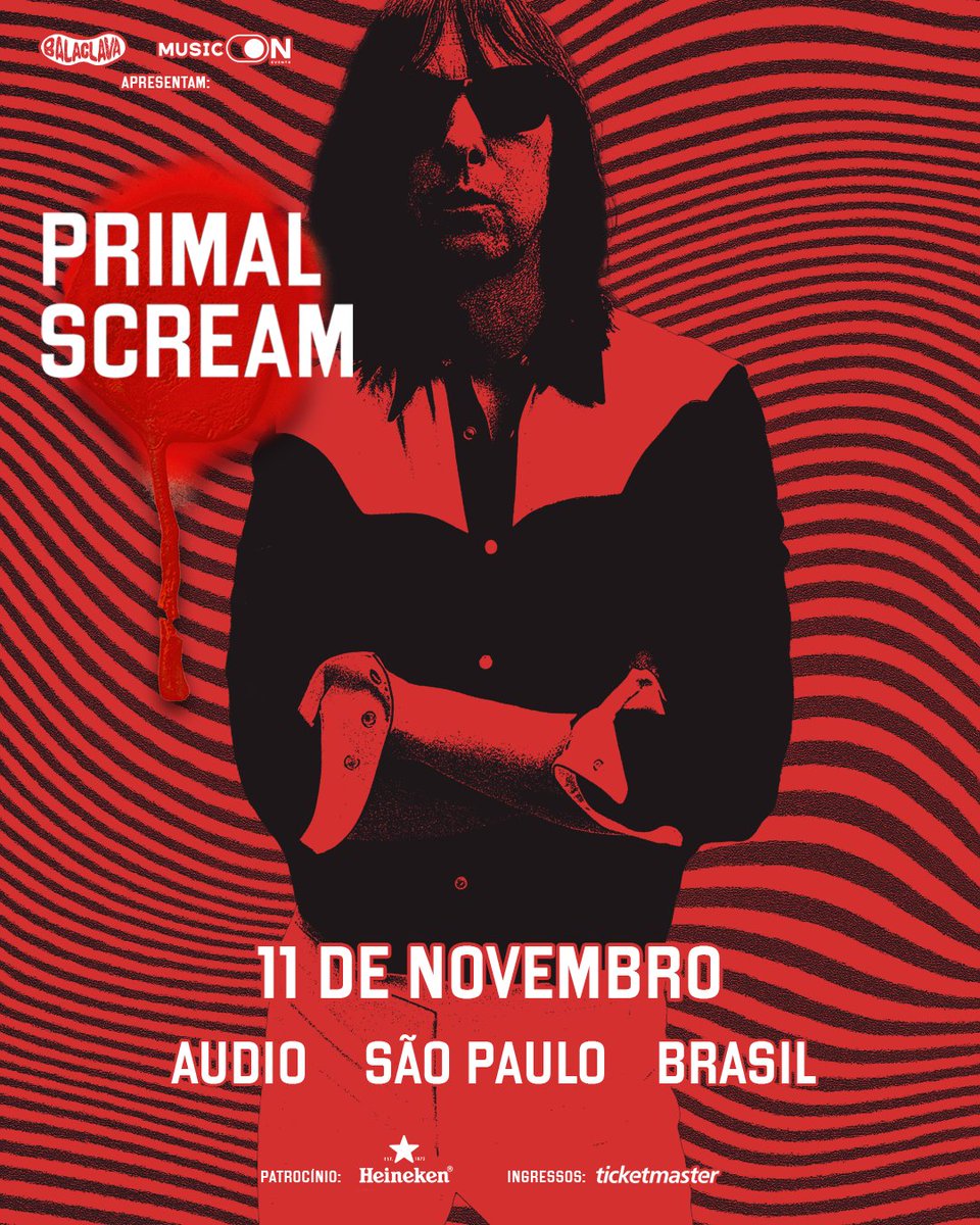 Cleber Facchi (@cleberfacchi) on Twitter photo É show que não acaba mais! <a href="/balaclavarecs/">Balaclava Records</a> e <a href="/musiconevents/">musiconevents</a> trazem Primal Scream de volta ao Brasil em novembro!
🎟️Ingressos: tinyurl.com/45dc466d É show que não acaba mais! <a href="/balaclavarecs/">Balaclava Records</a> e <a href="/musiconevents/">musiconevents</a> trazem Primal Scream de volta ao Brasil em novembro!
🎟️Ingressos: tinyurl.com/45dc466d