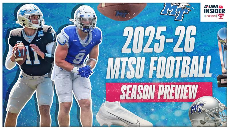 CUSA Insider (@cusainsiderpod) on Twitter photo 🚨🏈NEW POD ALERT🏈🚨
We're talkin' (Middle) Tennessee on today's episode. Tap in to learn everything you need to know about <a href="/MT_FB/">Middle Tennessee Football</a> featuring special guests:
<a href="/emmyfaz1/">Emmy Fazenbaker</a>
<a href="/CoachDerekMason/">Derek Mason</a>
<a href="/nwv_11/">Nick Vattiato</a>
<a href="/ParkerHughes_7/">Parker Hughes</a>
Watch: youtu.be/sqQOSCCPw0Y
#NoLimitsOnUs 🚨🏈NEW POD ALERT🏈🚨
We're talkin' (Middle) Tennessee on today's episode. Tap in to learn everything you need to know about <a href="/MT_FB/">Middle Tennessee Football</a> featuring special guests:
<a href="/emmyfaz1/">Emmy Fazenbaker</a>
<a href="/CoachDerekMason/">Derek Mason</a>
<a href="/nwv_11/">Nick Vattiato</a>
<a href="/ParkerHughes_7/">Parker Hughes</a>
Watch: youtu.be/sqQOSCCPw0Y
#NoLimitsOnUs