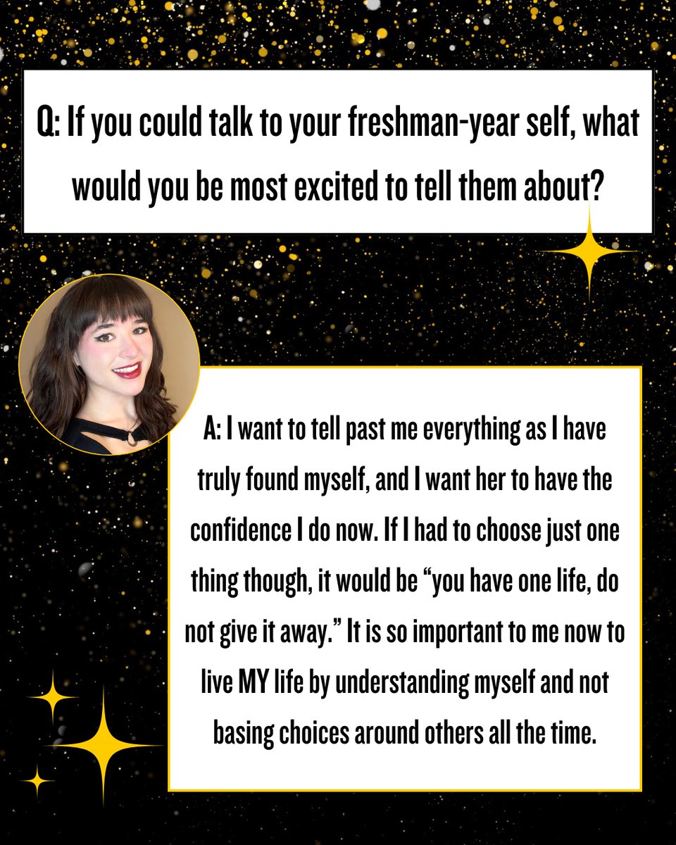 Meet Kayla Creedon from the School of Communication Sciences and Disorders. 🎓 Creedon is graduating with a bachelor’s degree in communication sciences and disorders. This fall, she will return to pursue her master’s in the same field. Congrats, Kayla! ⭐🖤 #UCFGrad