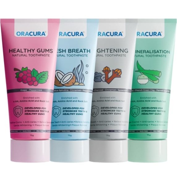 🦷✨ FREEDOM SALE is LIVE!
Get all 4 ORACURA Natural Toothpastes for just ₹299 (MRP ₹800) - our lowest price ever on Amazon!
Natural. Fresh. Powerful. No Fluoride, SLS, or Peroxide.

We're also giving away 3 FREE toothpaste kits 🎁

How to enter:
1️⃣ Like + repost
2️⃣ Tag a