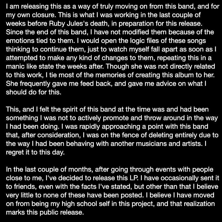 thepasmusicacc's tweet photo. I've taken a screenshot of the message displayed on the Bandcamp page for this account. I am linking it below.
Thank you. https://t.co/Qm7c1U1z1q
